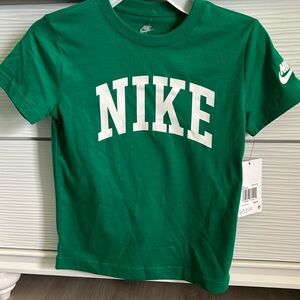 Little Kid Green Nike Shirt 6Y